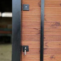 درب ضد سرقت ترمو طرح مدادی ضد آب کرکره برقی کدM001|مصالح و تجهیزات ساختمان|هادی شهر, |دیوار