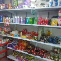 قفسه فروشگاهی عرض ۵۰ و میز پیشخوان