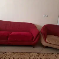 مبلمان ۷ نفره و سه عدد میز|مبلمان خانگی و میز عسلی|تهران, حکمت|دیوار