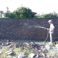 اجرای تخصصی سنگ کاری با سنگ ورقی زیبا ترین نما|خدمات پیشه و مهارت|نوشهر, |دیوار