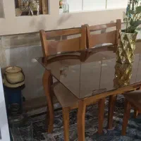 میز نهار خوری تمام چوب سالم وتمیز|میز و صندلی غذاخوری|کاشمر, |دیوار