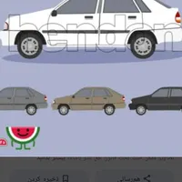 پراید ۱۴۱ مدل ۸۹ دور رنگ