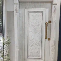 درب ضد سرقت بلوط نرده شیشه ای، کرکره برقی کد M203