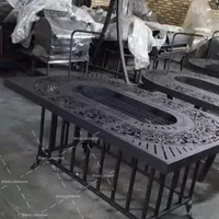 آتشدان باغی مستطیل ۱۰۰×۲۰۰ هشت نفره|اجاق گاز و لوازم برقی پخت‌وپز|شیراز, قالیشویی|دیوار