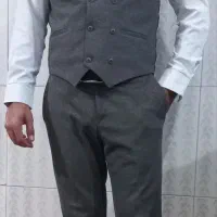 کت و شلوار طوسی سایز ۴۶|لباس|پارس‌آباد, |دیوار