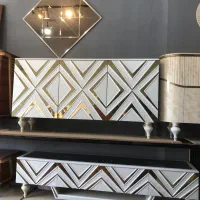 میز تلوزیون و آینه کنسول|بوفه، ویترین، کنسول|رباط‌کریم, شهرک صنعتی زواره‌ای|دیوار