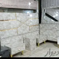 تخت خواب دونفره بار جدید سمساری بزرگ سارانی|تخت و سرویس خواب|زابل, |دیوار