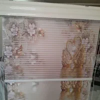 پرده زبرا و دو مکانیزم|پرده، رانر، رومیزی|بناب, |دیوار