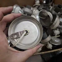 دیوار کوب قدیمی ترکیب استیل و سنگ مرمر|لوستر و چراغ آویز|تهران, منیریه|دیوار