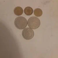 فوروشپنچعددسکه|کلکسیون سکه، تمبر، اسکناس|قم, تولید دارو و یخچال|دیوار