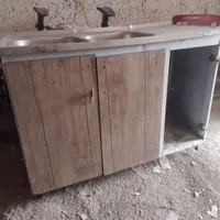سینک و آبچکان و کابینت جدا و با هم|آب‌چکان و نظم‌دهنده ظروف|خرم‌آباد, |دیوار