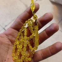 تسبیح سندلوس زردفسفری