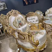 مبل سلطنتی خرچنگی چوب راش (زئوس)تمام منبت