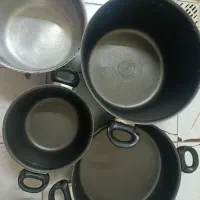 سرویس قابلمه تفلون. قابلمه روحی. زودپز