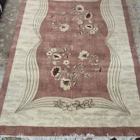 گلیم فرش ۹ متری پرز دار درحد نو واقعا تمیز و سالم