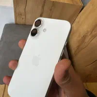 آیفون ۱۶ نرمال رنگ سفید ۱۲۸ گیگ ۲سیم کارت