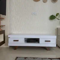 میز تلویزیون چوب مدل ارکیده