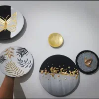 ظرف دیواری دکوری ۵تیکه|صنایع دستی و سایر لوازم تزئینی|سراوان, |دیوار