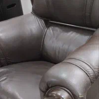 مبل هفت نفره چرم|مبلمان خانگی و میز عسلی|لشت نشا, |دیوار