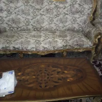 مبلمان سلطنتی ۹نفره  با میز عسلی|مبلمان خانگی و میز عسلی|مشهد, حضرت حجت|دیوار