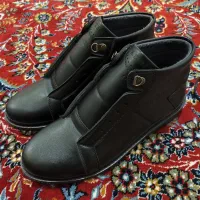 کفش نیم بوت چرم