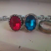 انگشتر های زیبا تکی 100دست بد