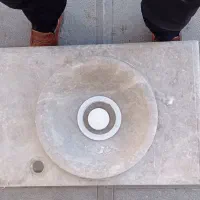 روشویی سینک دستشویی سنگی