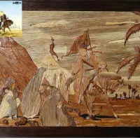 تابلو معرق منبت|تابلو، نقاشی، عکس|اقبالیه, |دیوار