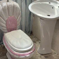 روشویی و تولت فرنگی کارکرده