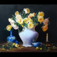 تابلو نقاشی رنگ روغن