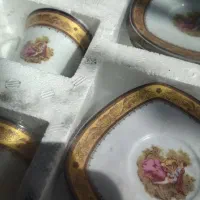 ست ۱۲ پارچه فنجان و نعلبکی لمونژ مدل لیلی و مجنون|ظروف سرو و پذیرایی|تهران, هفت چنار|دیوار