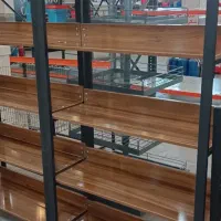 شلف و استند چوب و فلز قیمت مناسب و باکیفیت|کتابخانه، شلف، قفسههای دیواری|رشت, نخودچر|دیوار