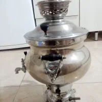 سماور گازی برنجی بزرگ 8 لیتری|سماور، چای‌ساز، قهوه‌ساز|بومهن, |دیوار