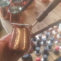 ظرف های مسی قهوه داغ کن