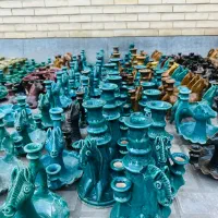 سفال لعابی و خام