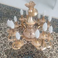 لوستر ۴ شاخه طلایی