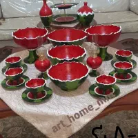 ست ظروف یلدا/شب چله/یلدایی عروس/ظرف/سفارشی|صنایع دستی و سایر لوازم تزئینی|تهران, والفجر (افسریه)|دیوار