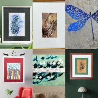 تابلوهای هنر دست و تک نسخه (ارسال رایگان)