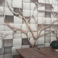نصاب کاغذ دیواری پوسترسه بعدی نقاشی ساختمان
