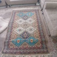 فرش ماشینی در حد نو 2 عدد فرش