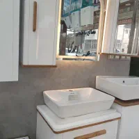 کابینت سرویس بهداشتی پی وی سی و ضداب و شیرآلات و..