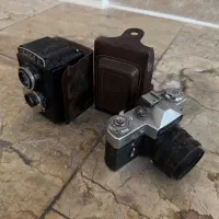 دو عدد دوربین قدیمی (لوبیتل lubitel و زنیت zenit)|کلکسیون اشیاء عتیقه|تهران, مجیدیه|دیوار