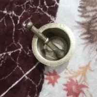 هاون برنجی قدیمی عیار بالا