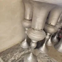 گلدان خام آلومینیومی(ویژه کارهای هنری)