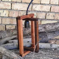 لوستر چوبی|لوستر و چراغ آویز|اصفهان, گرکان|دیوار