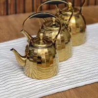 کتری طلایی الماسی نگینی