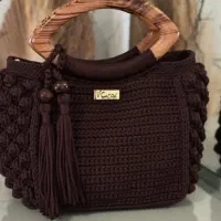 کیف های بافتنی زیبا با نخ مکرومه|کیف، کفش، کمربند|گرگان, |دیوار