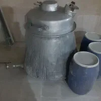 دیگ گلابوگیری ۶۰۰لیتری چکش خورده کلف سالم کم کار