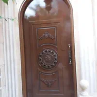 درب چوبی ملامینه لامینوکس روکش خام سی ان سی|مصالح و تجهیزات ساختمان|قم, خداکرم|دیوار