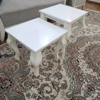 میز عسلی هایگلاس سفید